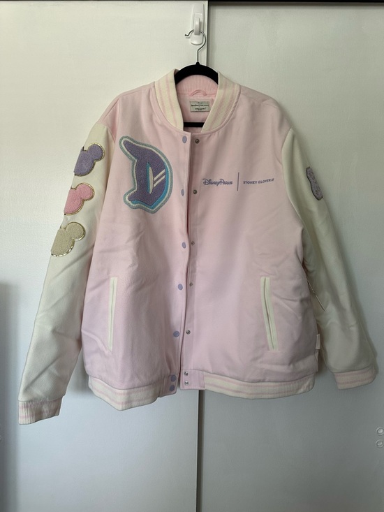Disney Jackets & Blazers - Disney x Stoney Clover Pink Varsity Jacket new with tags size 2x